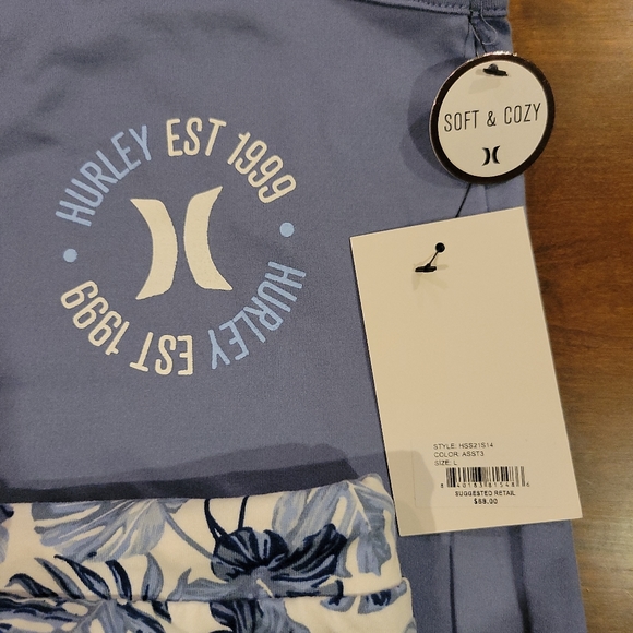 BNWT Hurley Soft and Cozy Pj Set - Picture 3 of 6